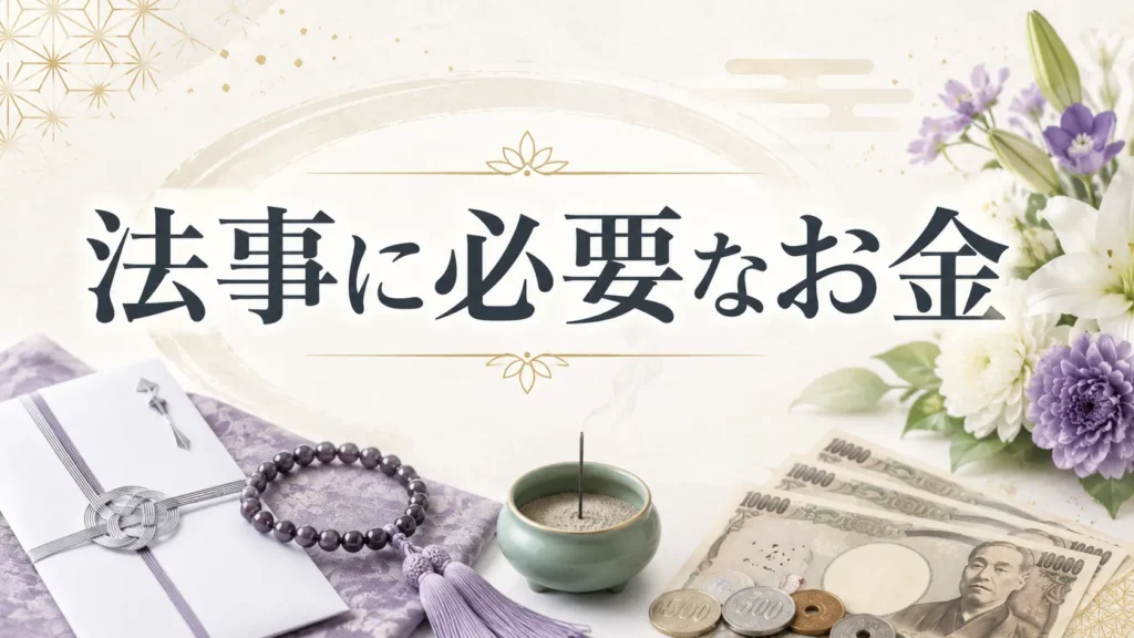 法事までに必要なお金｜施主と参列者のそれぞれが用意すべき金額相場を解説
