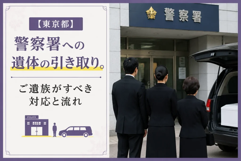 【東京都】警察署への遺体の引き取り。ご遺族がすべき対応と流れ